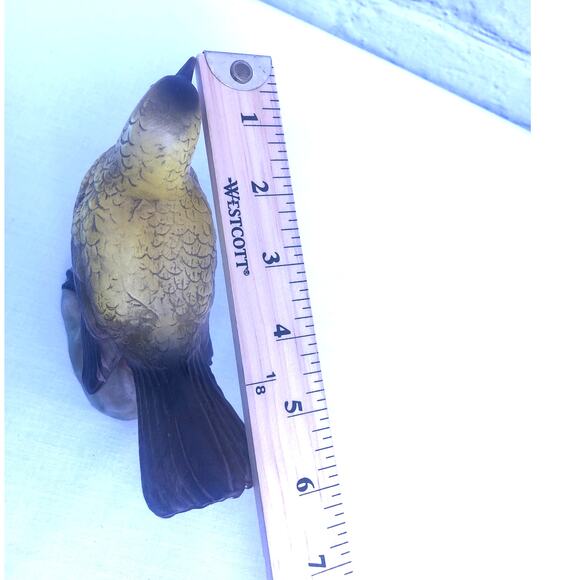 Lefton Porcelain Vintage Hand Painted Gold Finch Collectible Figurine E-4182 - Picture 14 of 14